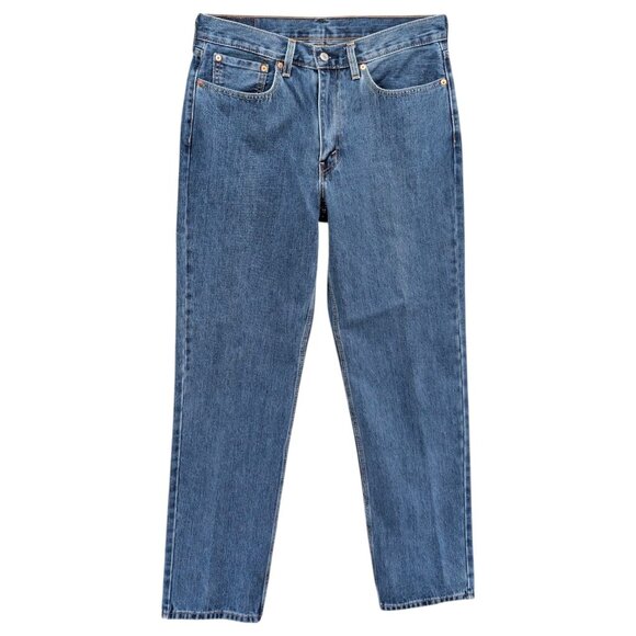 Levis 550 Relaxed Fit Jeans Mens Blue Medium Wash 100% Cotton Denim Size 34x34 - Picture 1 of 12